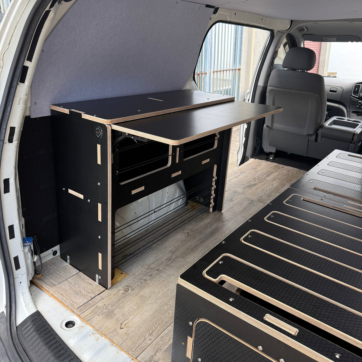 The Side Box – Wheel Arch Storage Unit for Vans | BOXED Fitouts